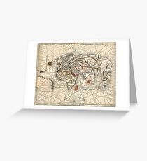 1513 World map by Martin Waldseemüller Greeting Card