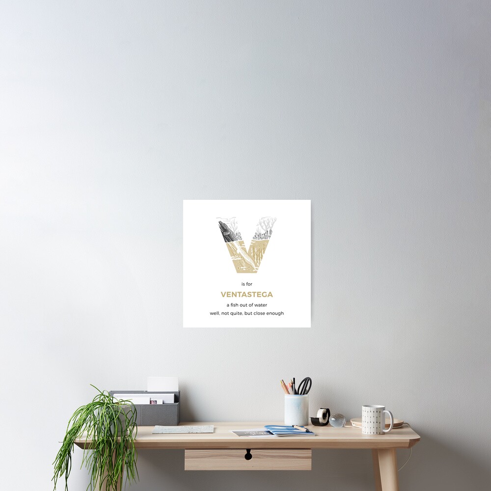 V is for Ventastega Poster