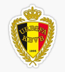 Belgium Soccer Logo Sticker