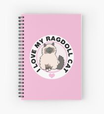 Ragdoll Cat Lover T-Shirts Spiral Notebook