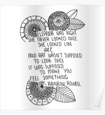 Eleanor and Park Art Quote Poster