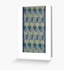 Kennet , Designed by William Morris Greeting Card