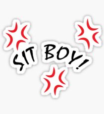 SIT BOY! Sticker