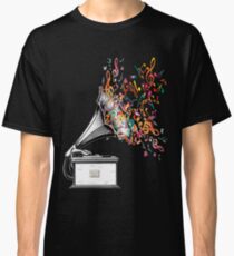 Music for my ears retro style Classic T-Shirt