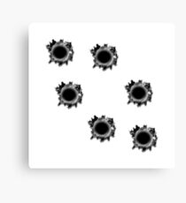 Bullet Holes Canvas Print