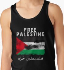 Vintage Free Palestine T shirts & Gifts Men's Tank Top