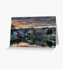 Cork Sunset Greeting Card