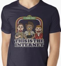This is the internet Men's V-Neck T-Shirt