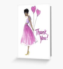 "This Heart's For You" Thank You Card Greeting Card