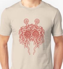 Flying Spaghetti Monster (tomato sauce) Unisex T-Shirt