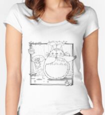 Camiseta entallada de cuello redondo Totoro