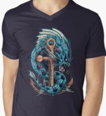 Mega Dragon Rage Men's V-Neck T-Shirt