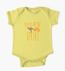 I'm a little ROO cute kangaroo with australian map One Piece - Short Sleeve