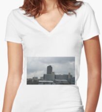 Sheffield Hallam University 2016 Women's Fitted V-Neck T-Shirt