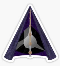 Materialized Deathly Hallows Sticker