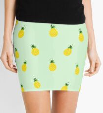 Graphic Pineapple Mini Skirt