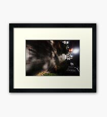 Night Scene Six - Street Shadows Framed Print