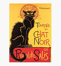 Le Chat Noir Weinlese-Plakat Fotodruck