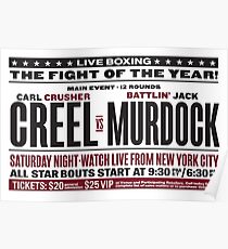 Creel vs Murdock Poster