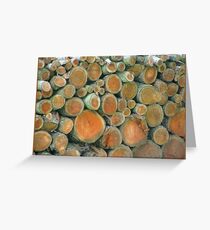 Walnut Cord Greeting Card