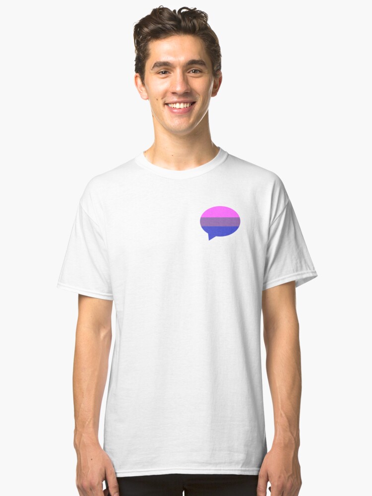 subtle bi pride shirt