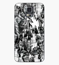 Funda/vinilo para Samsung Galaxy Ido en un chapoteo, patrón de calavera