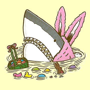 Artwork thumbnail, The Easter Shark by nickv47