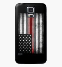 The Thin Red Line - American Firefighter Case/Skin for Samsung Galaxy