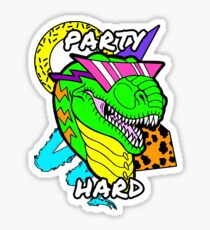 Party Hard T-Rex Sticker