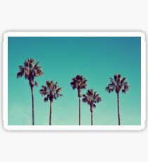 California Palm Trees Sticker