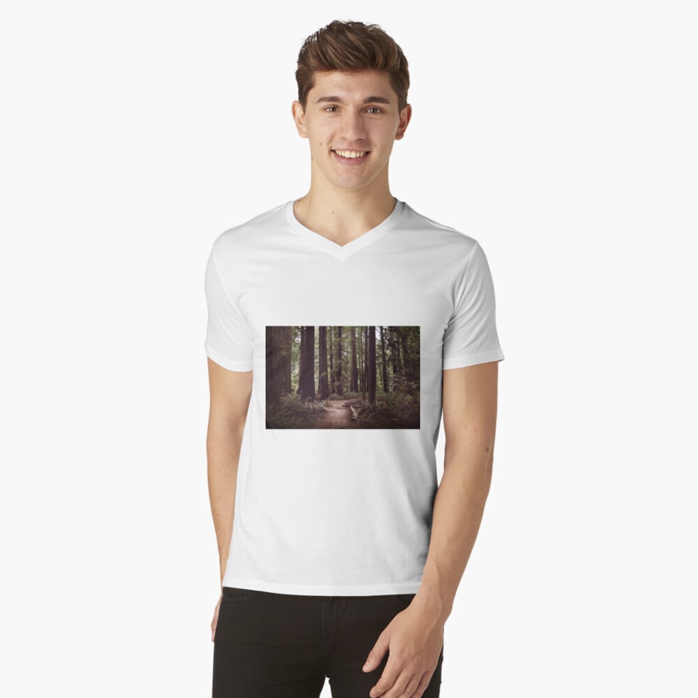 Redwood Forest V-Neck T-Shirt