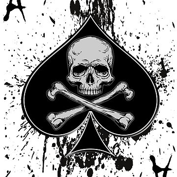 Ace of Spades Symbol Sticker for Sale by iiiidesign