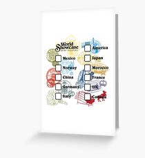 Drink Around the World - EPCOT Passport Greeting Card