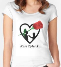Rose Tyler,I... Women's Fitted Scoop T-Shirt