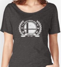 Smash Club Ver. 2 (White) Women's Relaxed Fit T-Shirt