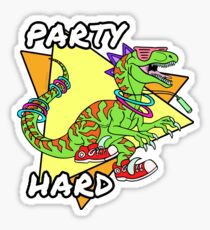 Party Hard Velociraptor 2 Sticker