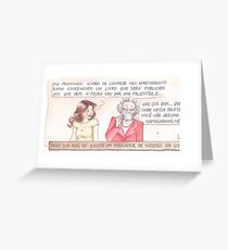 Comic - Grandmother (in Portuguese) Greeting Card