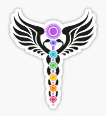 Caduceus - Kundalini - 7 Chakras Sticker