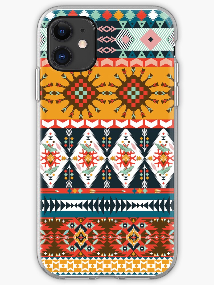 Colorful tribal pattern with geometric elements iPhone 11 case Colorful tribal pattern with geometric elements iPhone 11 case