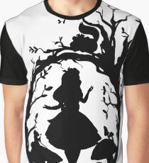 Silhouette - Alice In Wonderland Graphic T-Shirt