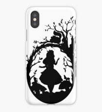 Silhouette - Alice In Wonderland iPhone Case