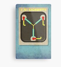 Flux Capacitor Metal Print