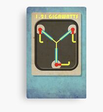 Flux Capacitor Canvas Print