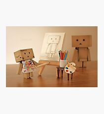 Danbo found being painted in the nude, to be a very liberating experience Photographic Print