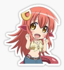 miia anime girl sticker Sticker