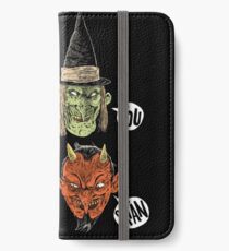 Say You Love Satan 80s Horror Podcast Logo 2 iPhone Wallet/Case/Skin