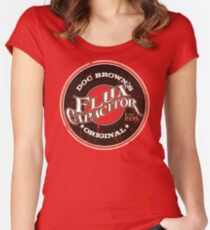Doc Brown's Flux Capacitor Women's Fitted Scoop T-Shirt