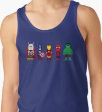 8-Bit Super Heroes! Tank Top