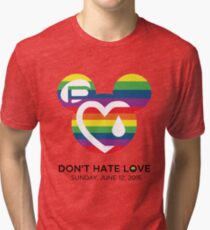 Support for the victims of the horrific shooting at Orlando’s Pulse Nightclub. Tri-blend T-Shirt