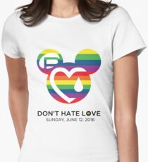 Support for the victims of the horrific shooting at Orlando’s Pulse Nightclub. Women's Fitted T-Shirt